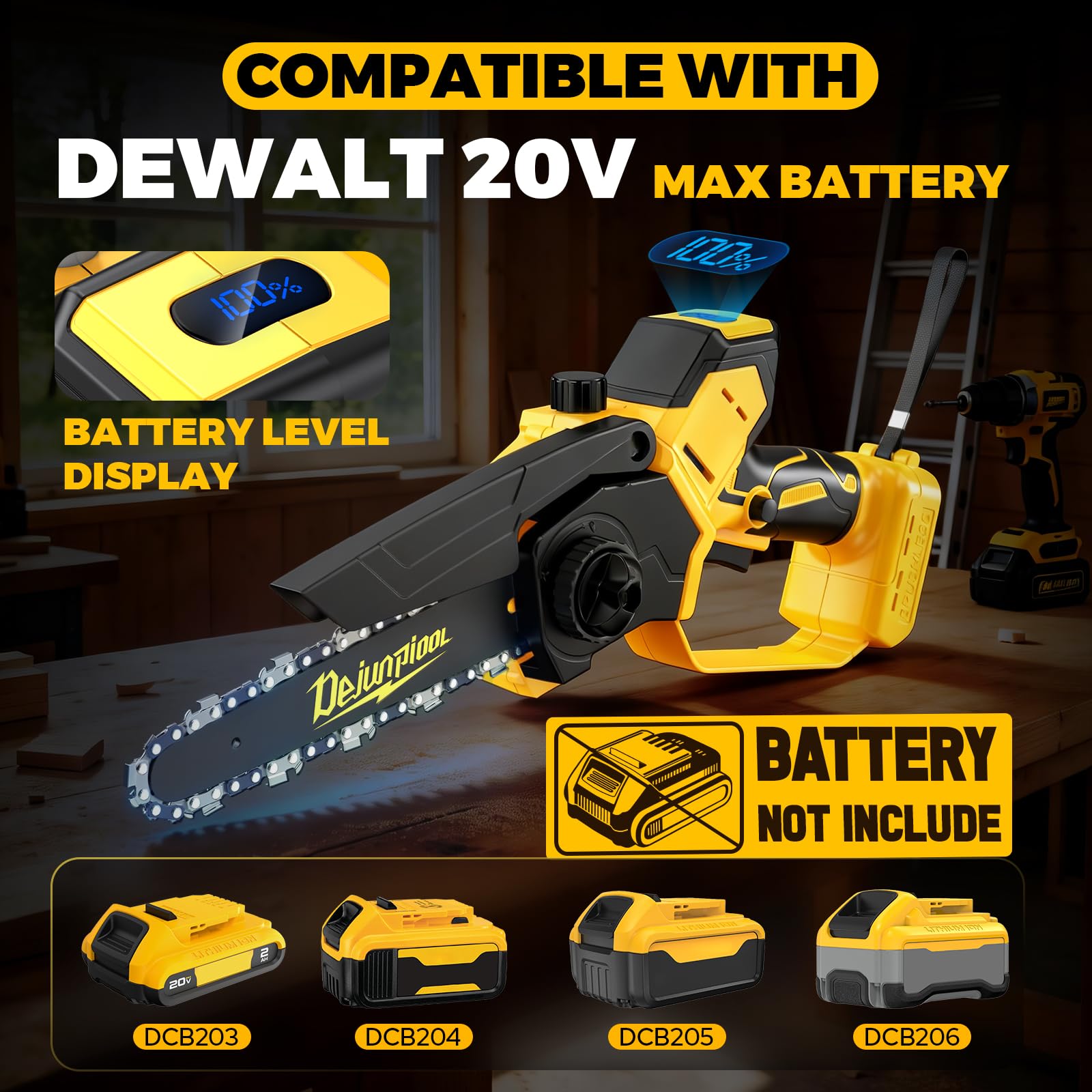 DEJUNPIOOL brushless motor delivers efficient, fast cuts in real-world use.