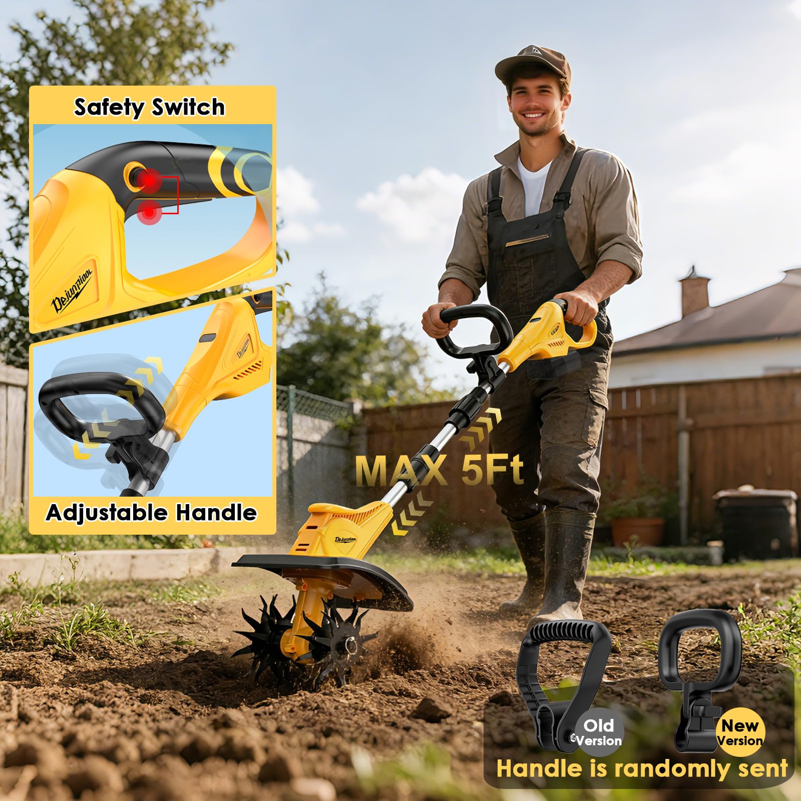 DEJUNPIOOL dual-safety-activation ensures safer operation during use.