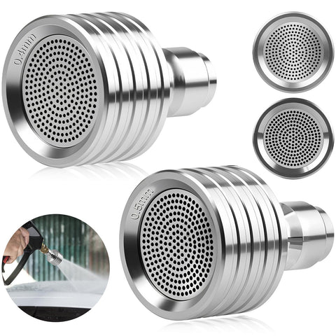 DEKELIY 2-pack nozzle 0-4mm mist for gentle car wash and garden misting