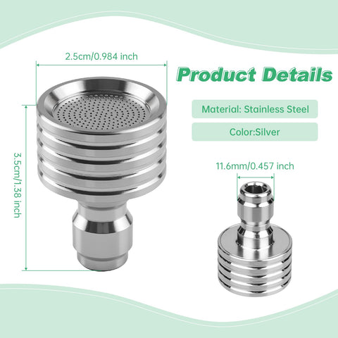 DEKELIY 2-pack nozzle 0-5mm mist for broader soft spray