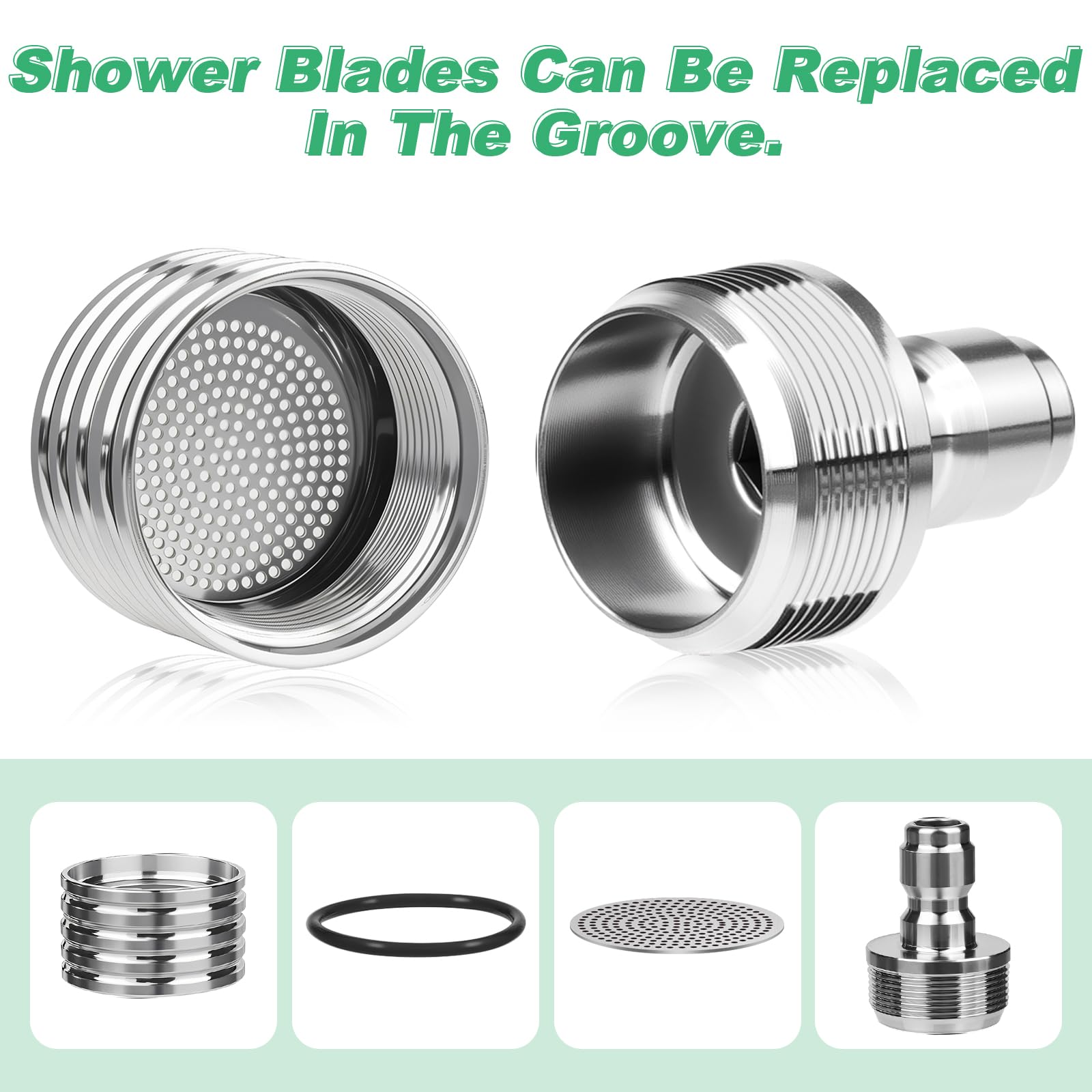 DEKELIY stainless steel nozzle body for durability and corrosion resistance