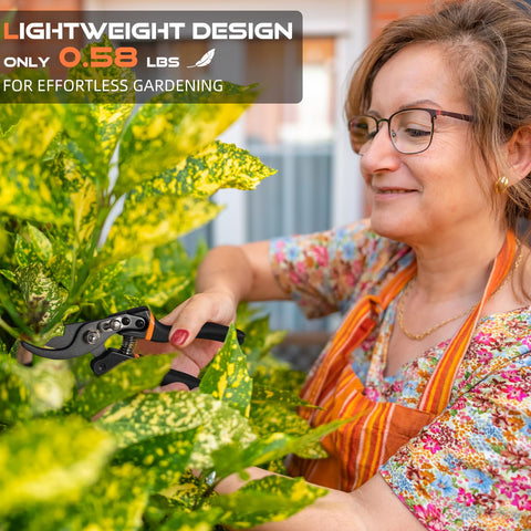 Decerk 2.95-inch blade opening suits pruning various branch sizes.