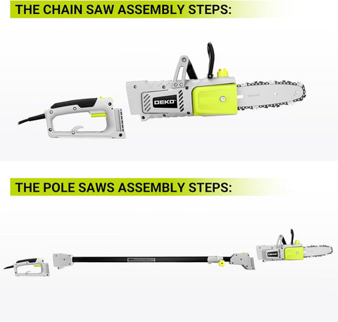 DEKOPRO 8A lightweight 10 lb design for easy handling on heights or ground