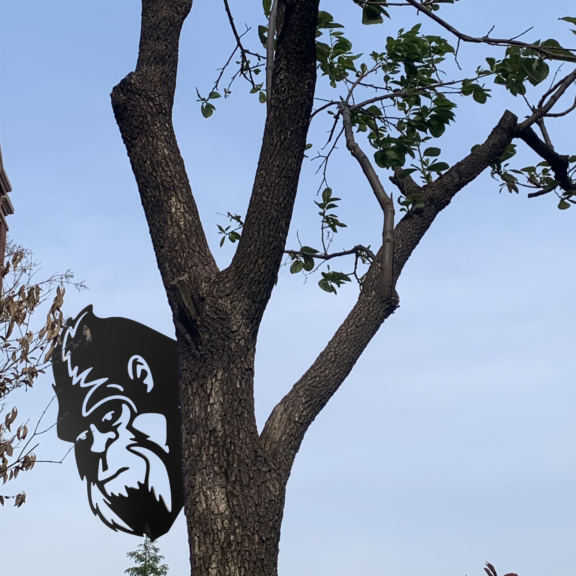 Dekorbay outdoor wall art sasquatch sign enhances curb appeal.