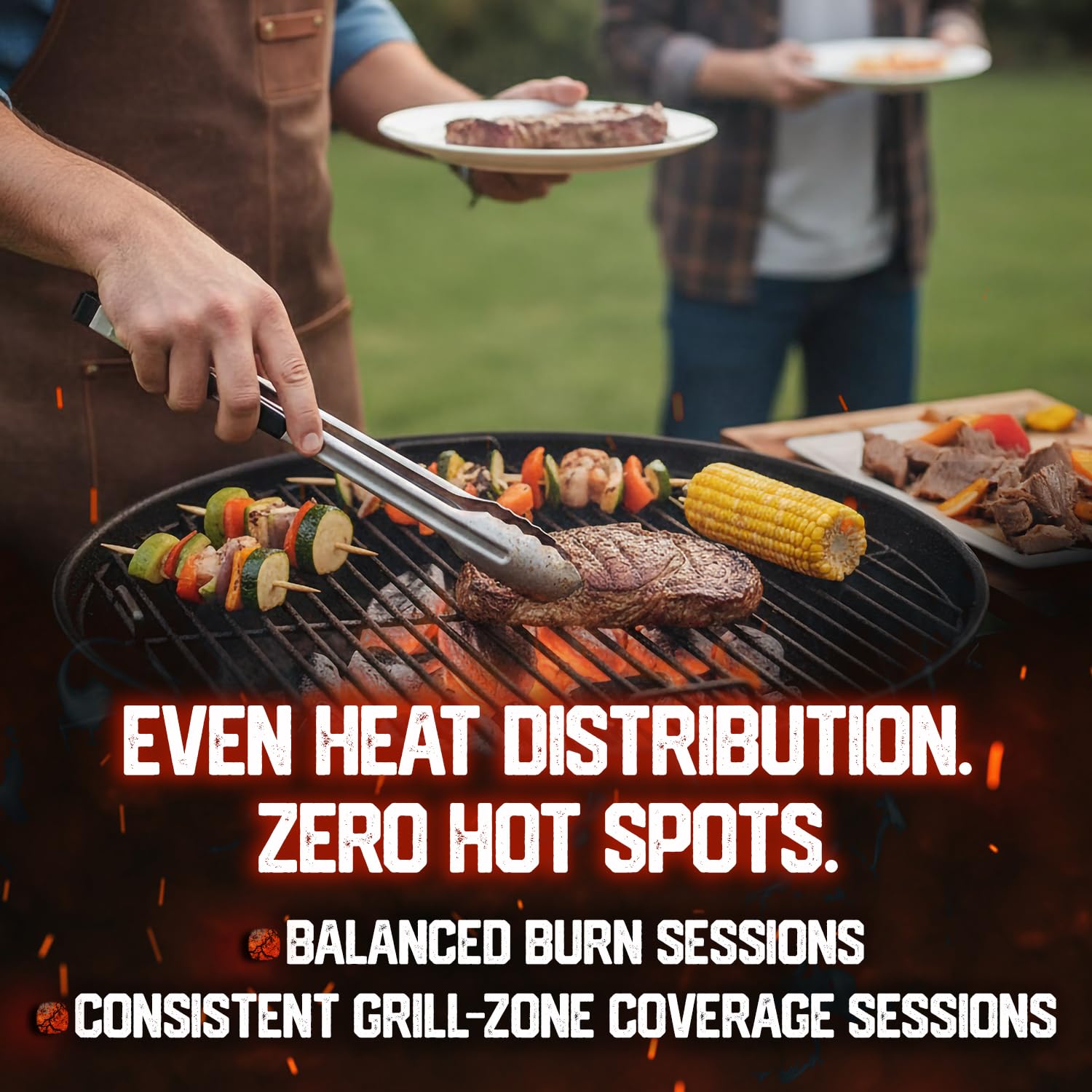 Del Bravo Charcoal Briquettes burn natural and clean with no added chemicals.