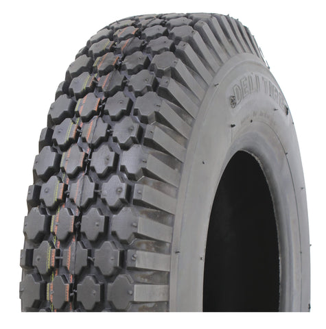 Deli Tire S-356 diamond tread lawn tire for wheelbarrows and garden carts with strong load capacity.