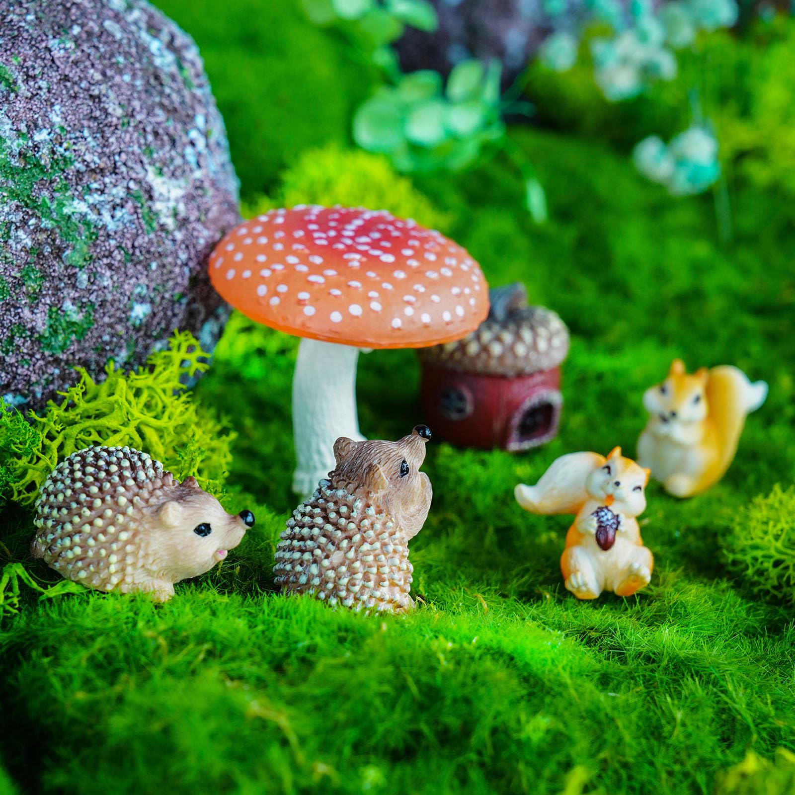 Delighture Fairy Garden acorn figurine ties natural accents together.