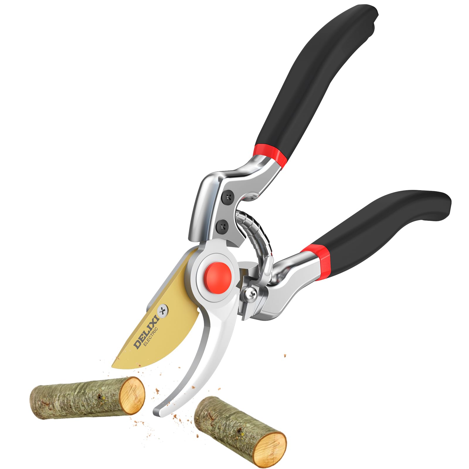 DELIXI pruning shears SK5 blade delivers clean, precise cuts.