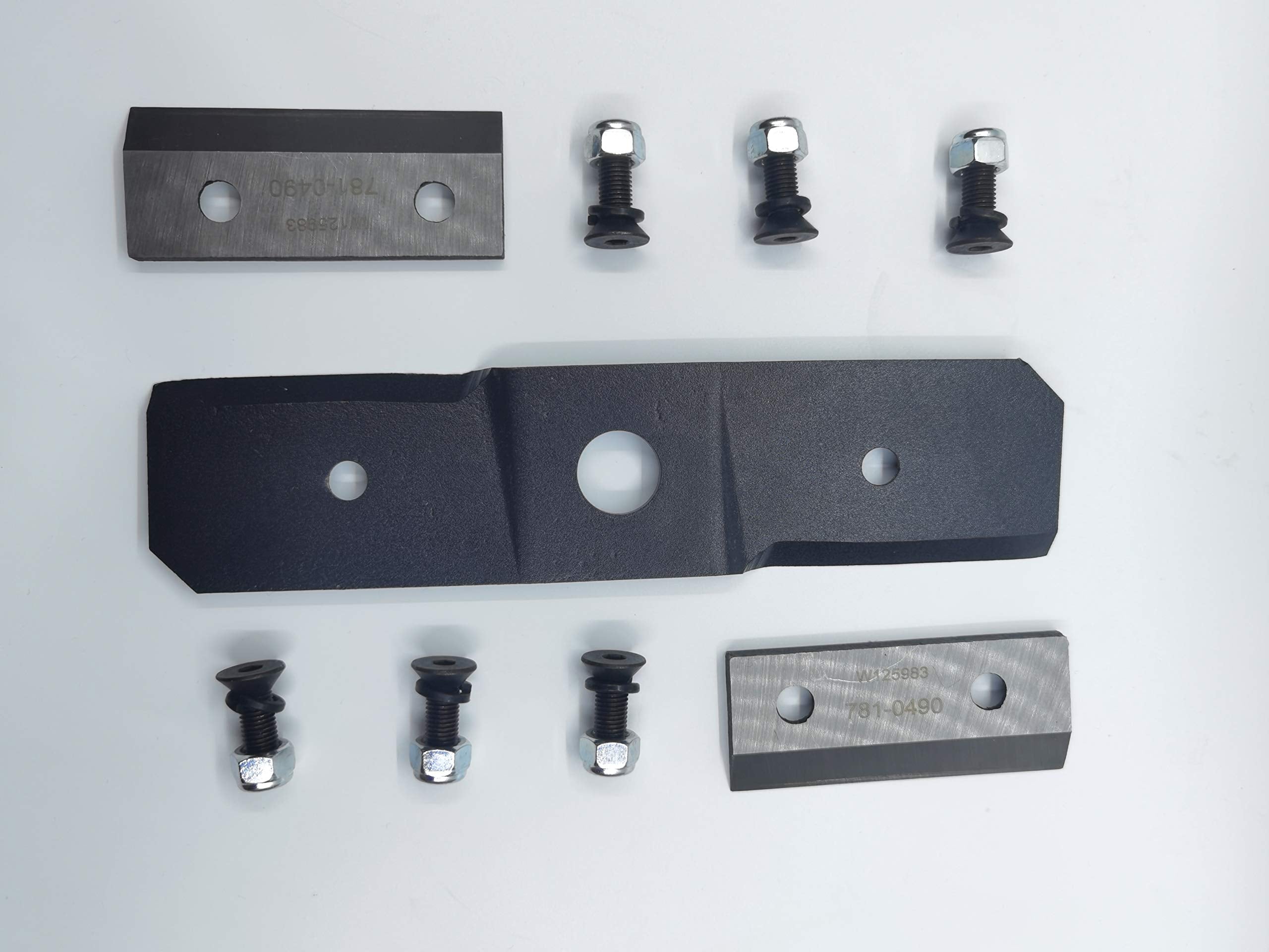 Delixike blade kit 781-0490 chipper blade for Craftsman; precise, durable edge