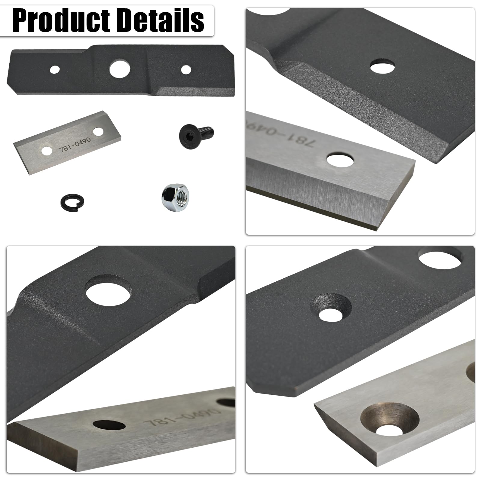 Delixike blade kit high-speed steel forging for long-lasting performance
