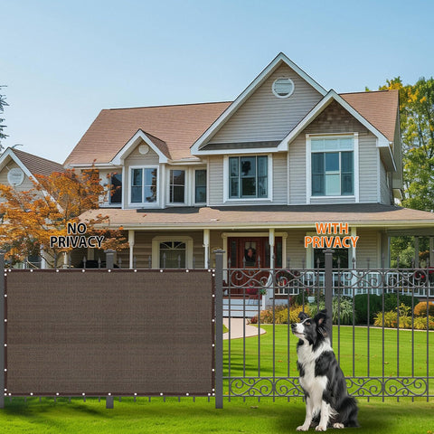 Dellna grommets enable secure tool-free mounting on any fence.