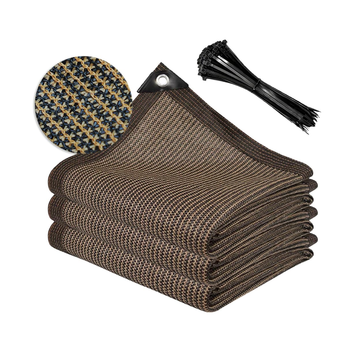 DELLNA shade cloth 10x10ft with 70% UV protection for plants and furniture