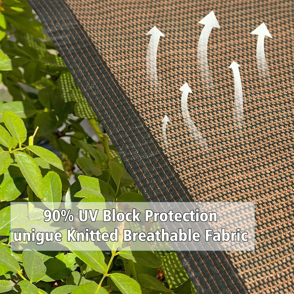 DELLNA shade cloth cleans quickly with a hose after outdoor use