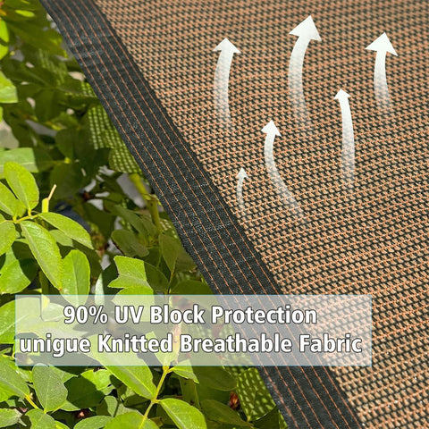 DELLNA shade cloth cleans quickly with a hose after outdoor use