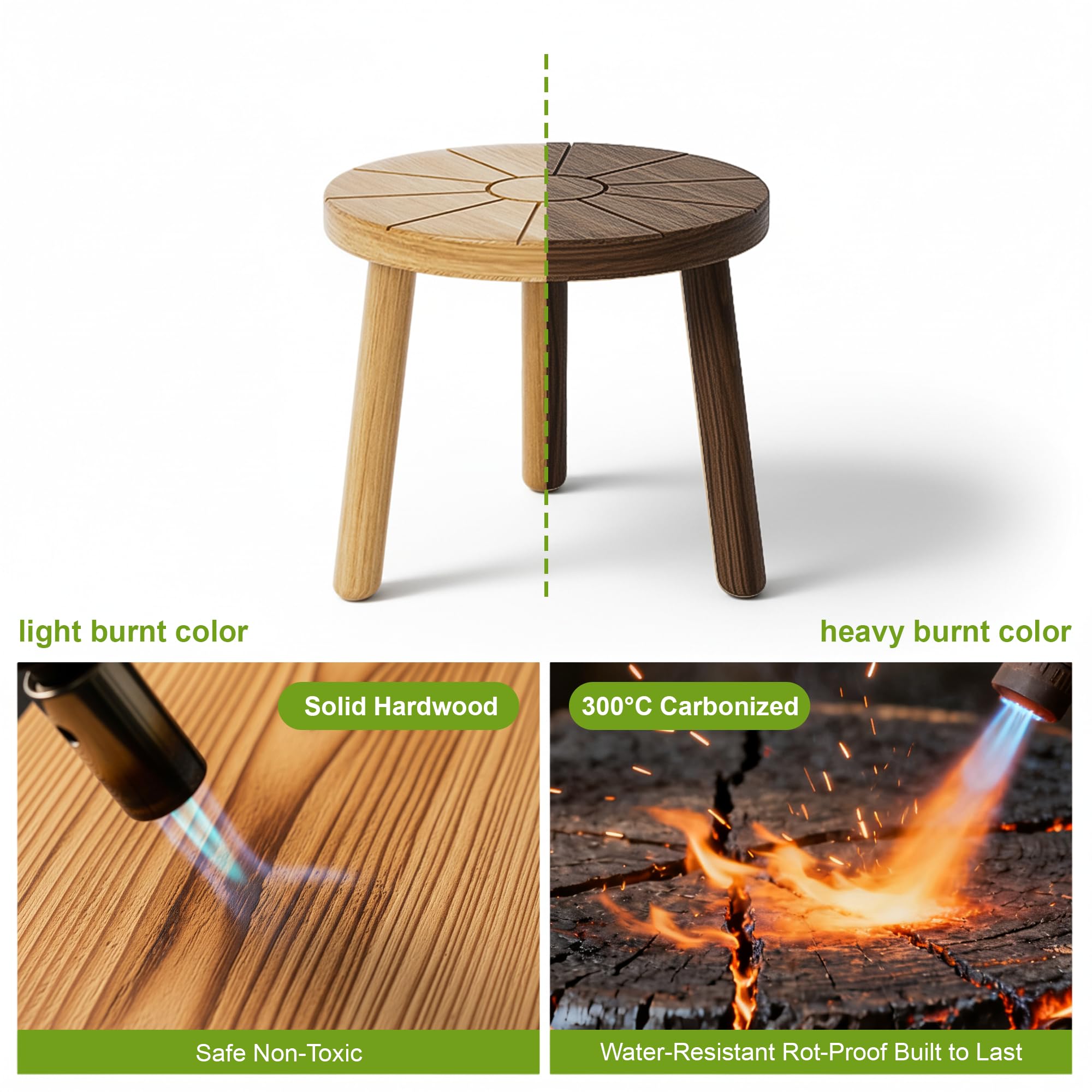 Delma Wood Plant Stand Setup demonstrates tool-free assembly and secure fit.