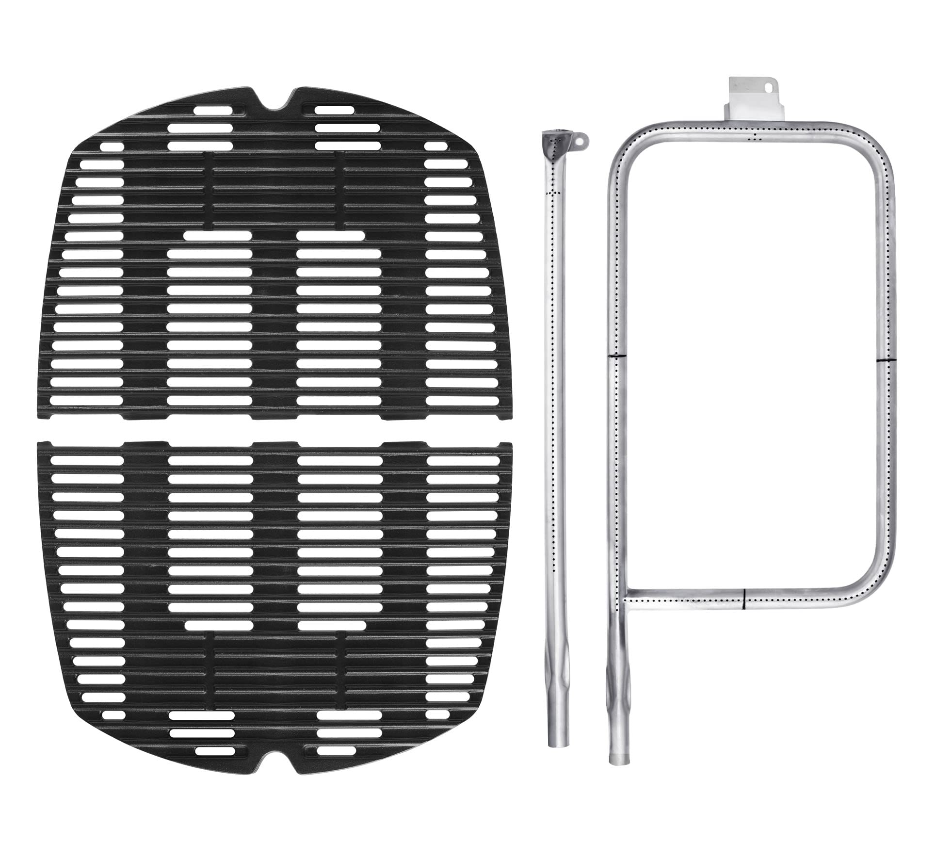 DELSbbq 7646 cast-iron grate for Weber Q series delivers even heat for consistent grilling
