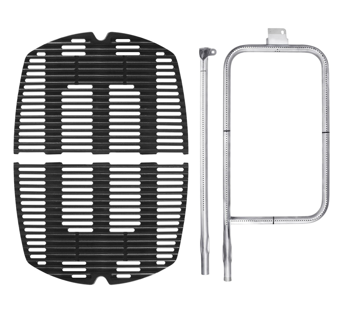 DELSbbq 7646 cast-iron grate for Weber Q series delivers even heat for consistent grilling