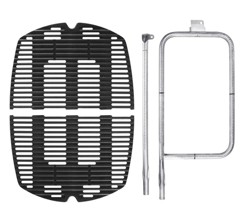 DELSbbq 7646 cast-iron grate for Weber Q series delivers even heat for consistent grilling