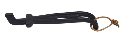 DELSbbq cast iron grill lifter 8-inch long for safe grate lifting