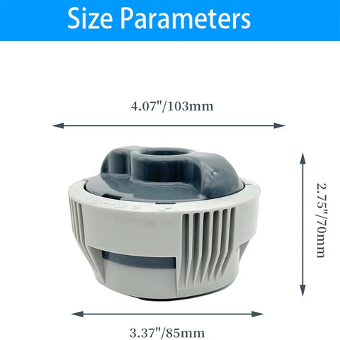 Delushaka chlorine feeder P05345/P03821 aligns with spa specs for easy replacement.