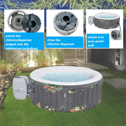 Delushaka durable housing with serviceable parts withstands outdoor spa environments.