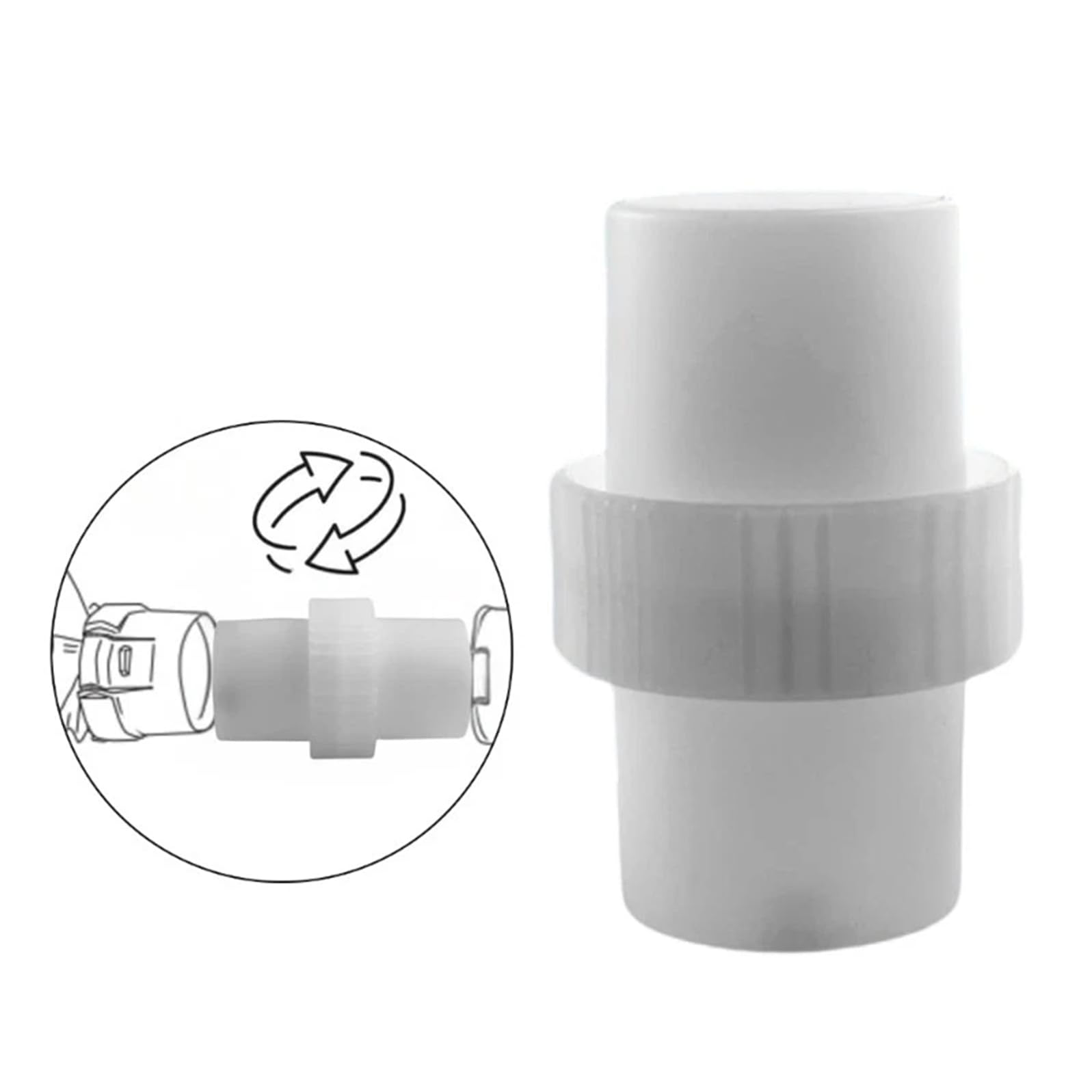 Delushaka Navigator hose connector for simple pool cleaning connections