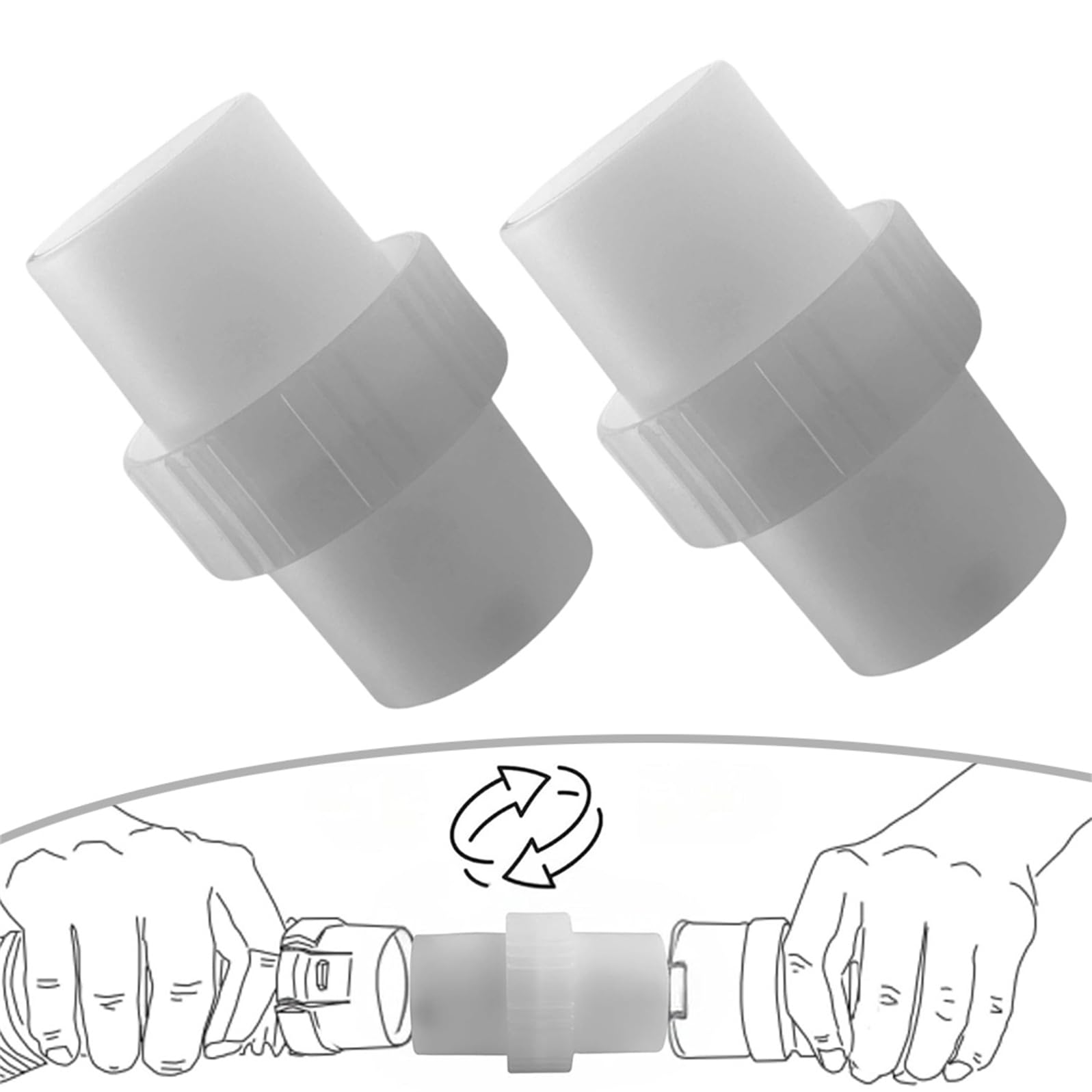 Delushaka Pool Vac Ultra adapter supports quick hose setup