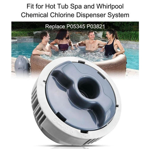 Delushaka spa dosing works with existing filtration for clean water circulation.