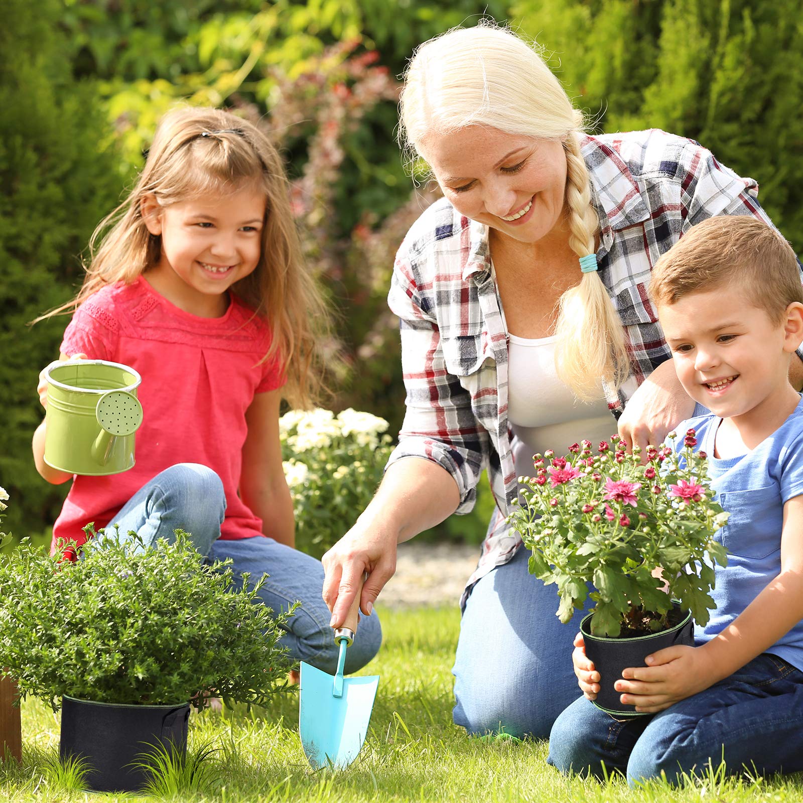 Delxo 20-pack grow bag set for versatile gardening.