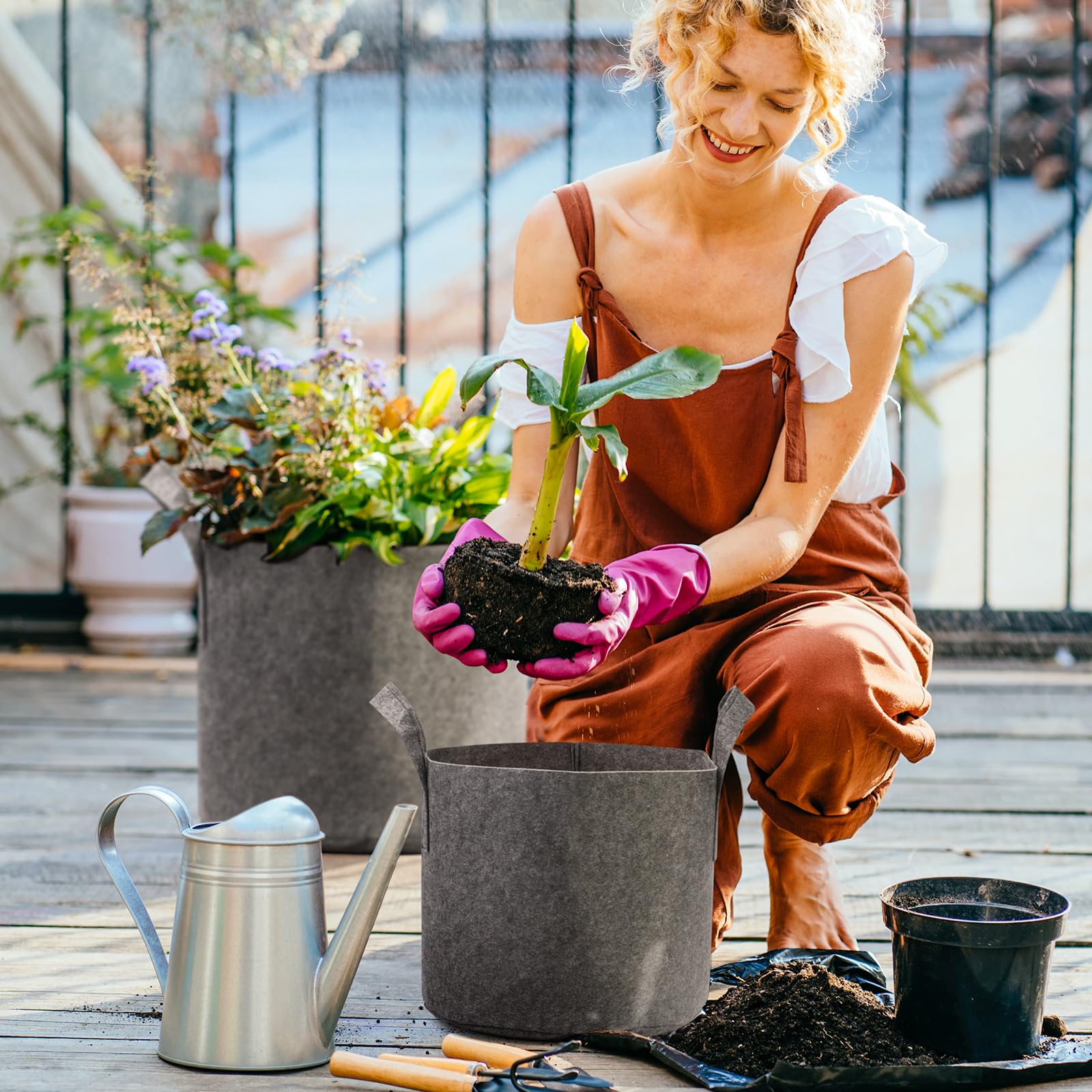 Delxo eco-friendly grow bags support sustainable gardening with repeatable performance.