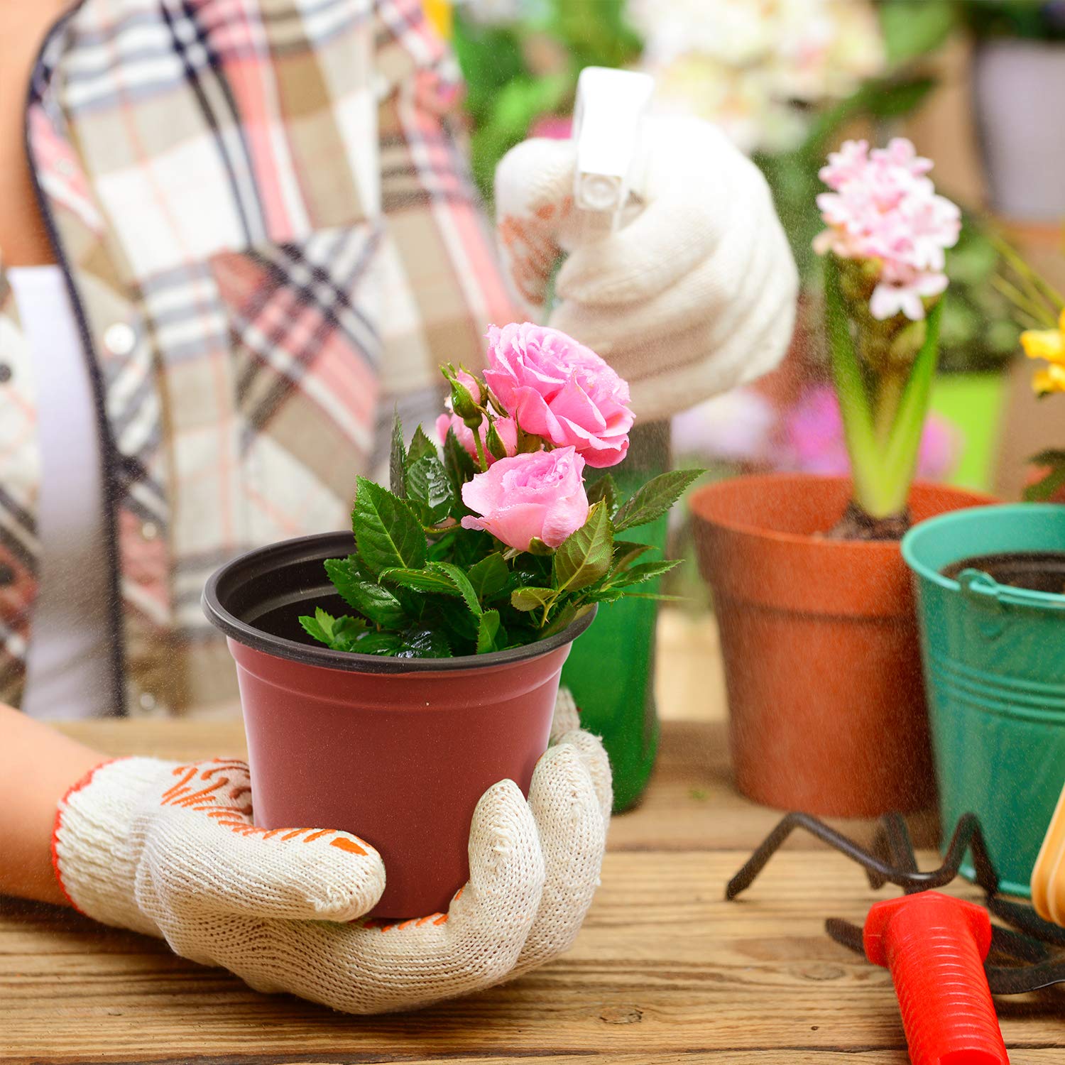 Delxo nursery pots washable and reusable for cost-effective gardening