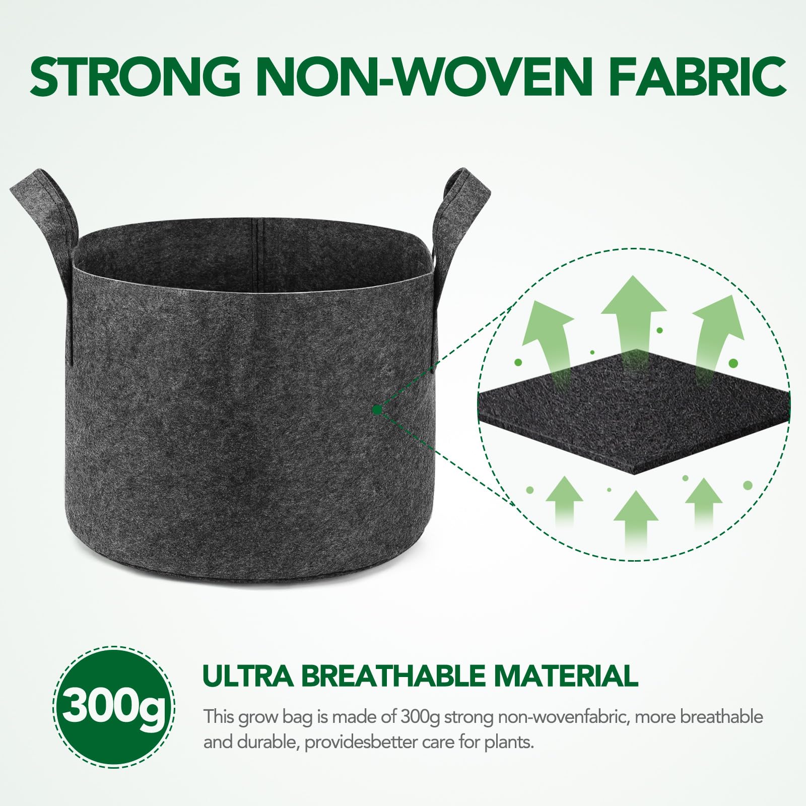 Delxo 10-gallon bags provide temperature control for year-round gardening.