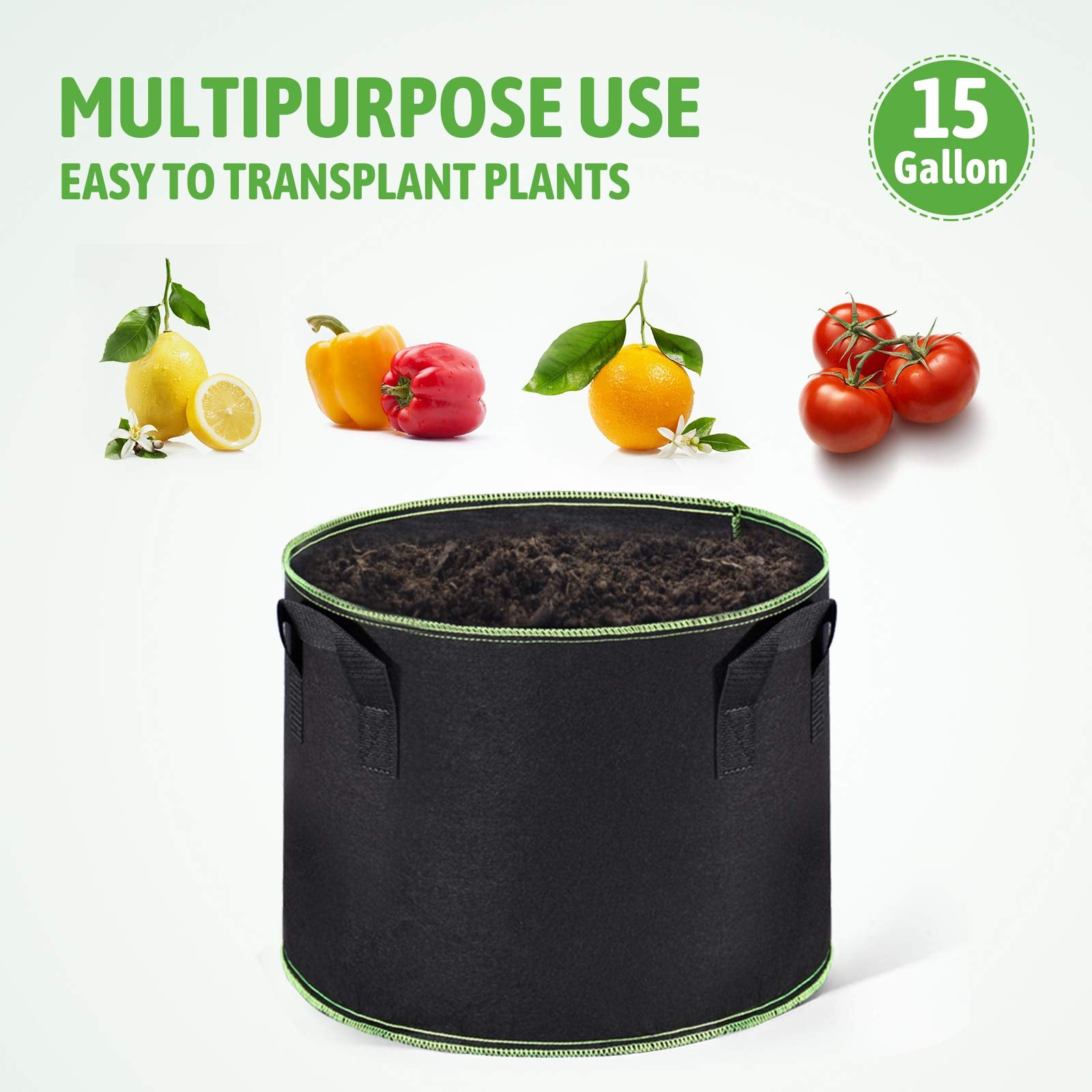Delxo temperature-control grow bags aiding seasonal plant care.