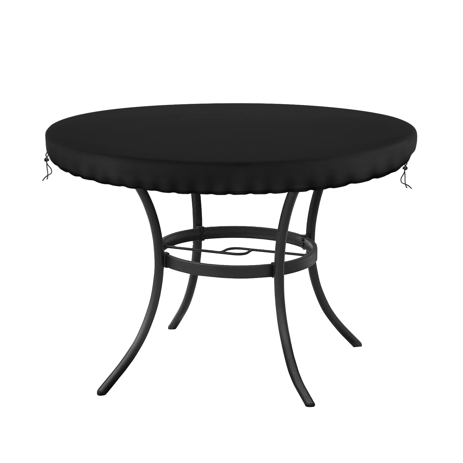Demao round table cover waterproof protects outdoor tables from rain and spills.
