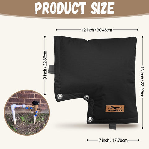 DEMEDO pressure vacuum breaker cover protects sprinkler valves in harsh weather.