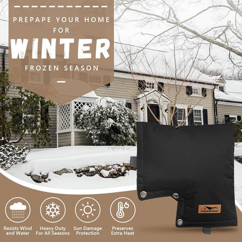 DEMEDO sprinkler valve protection keeps backflow components sheltered outdoors.