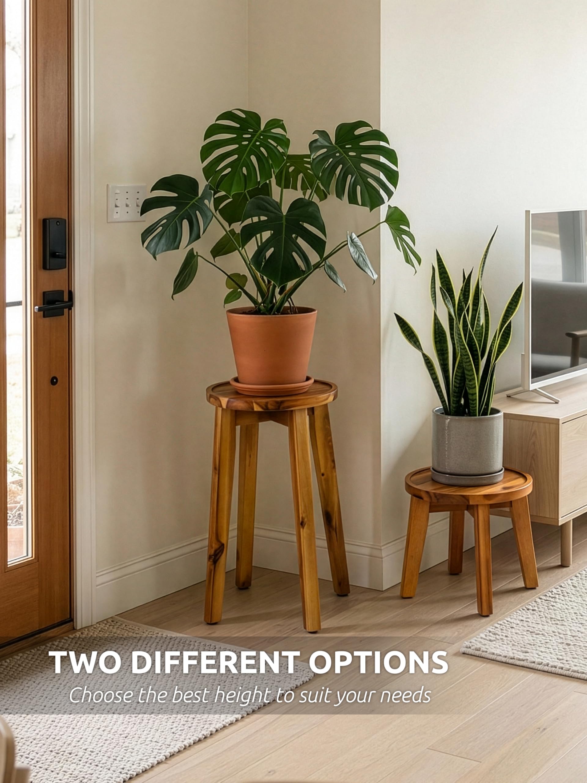 Demigo durable plant display blends with natural decor on balconies
