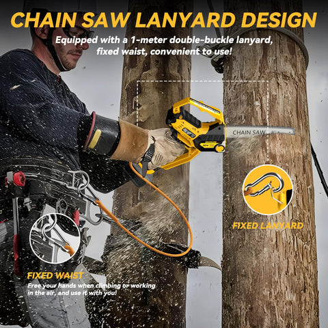 DEMIMA includes safety gear and scabbard for safer outdoor work