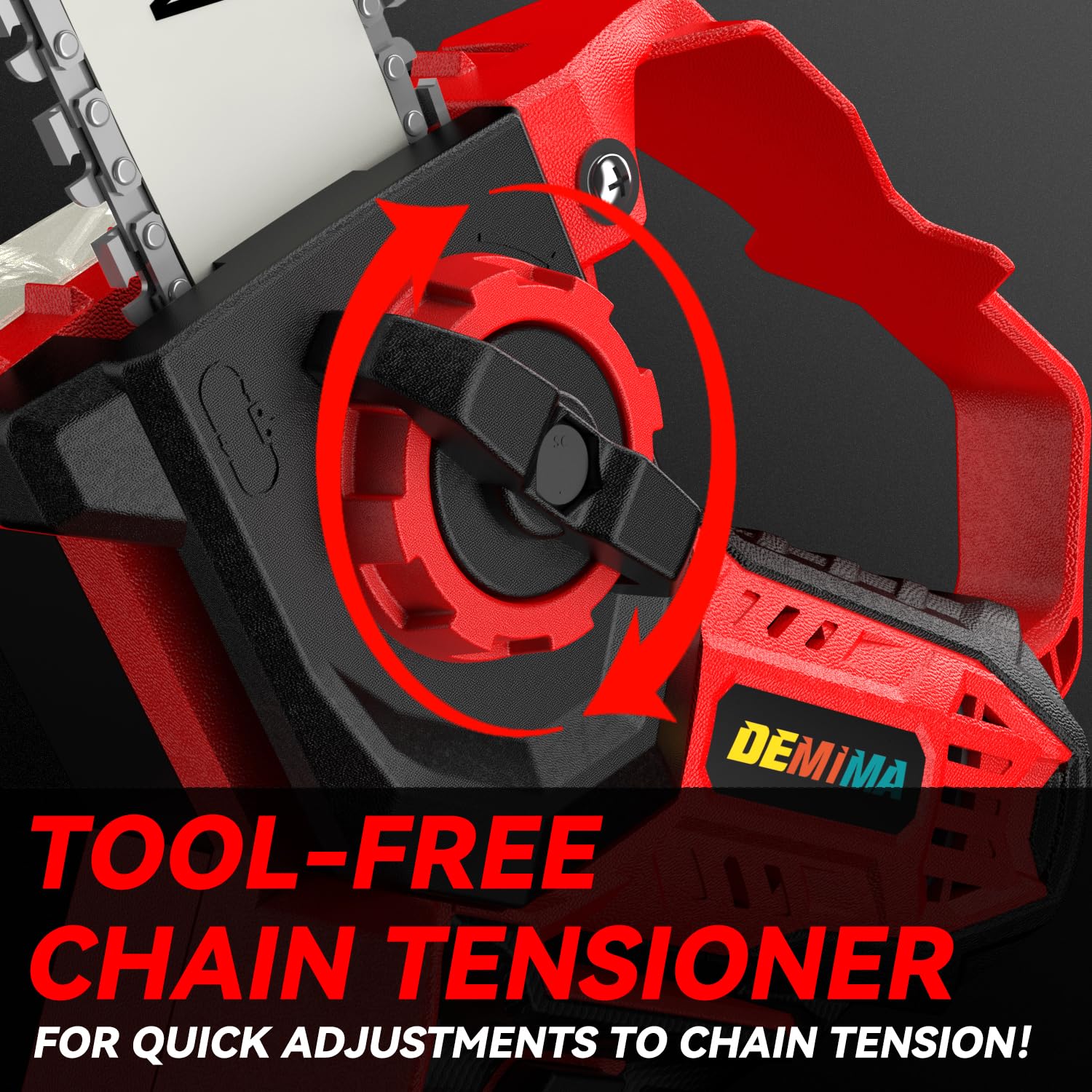 DEMIMA battery not included; compatible with Milwaukee M18 packs