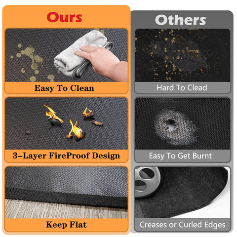 Demiwise grill mat easy-clean surface for quick maintenance