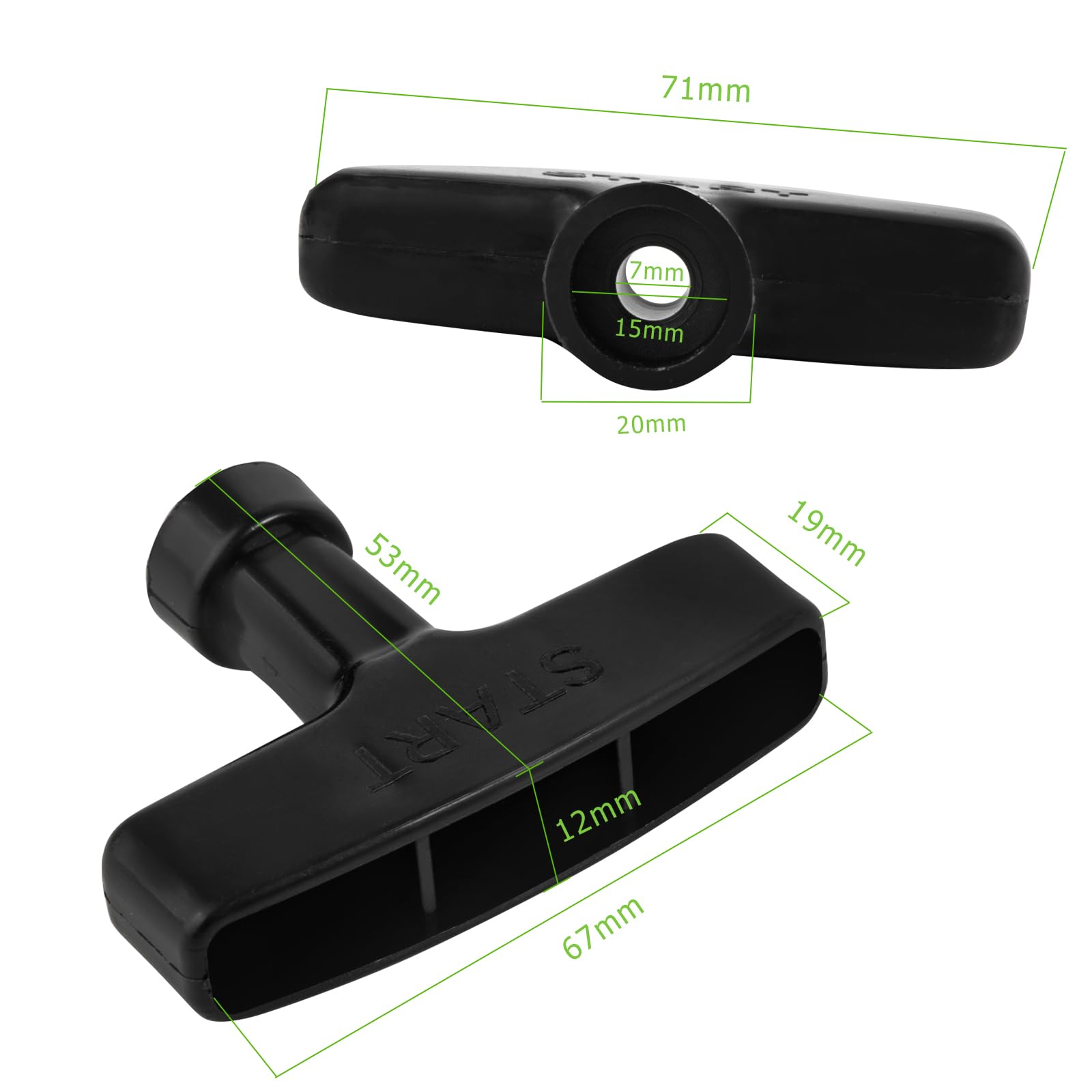 DemJamr starter handle is compatible with gx200, enabling quick replacements and reduced downtime.