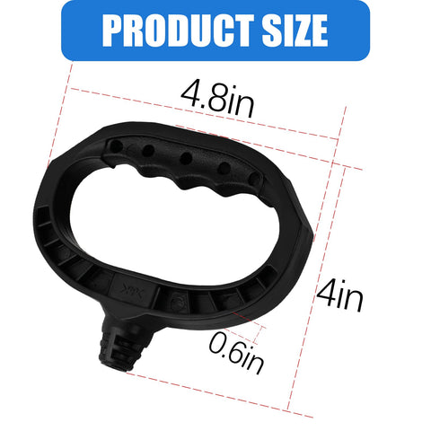 DemJamr starter handle close-up highlighting grip and compact size.