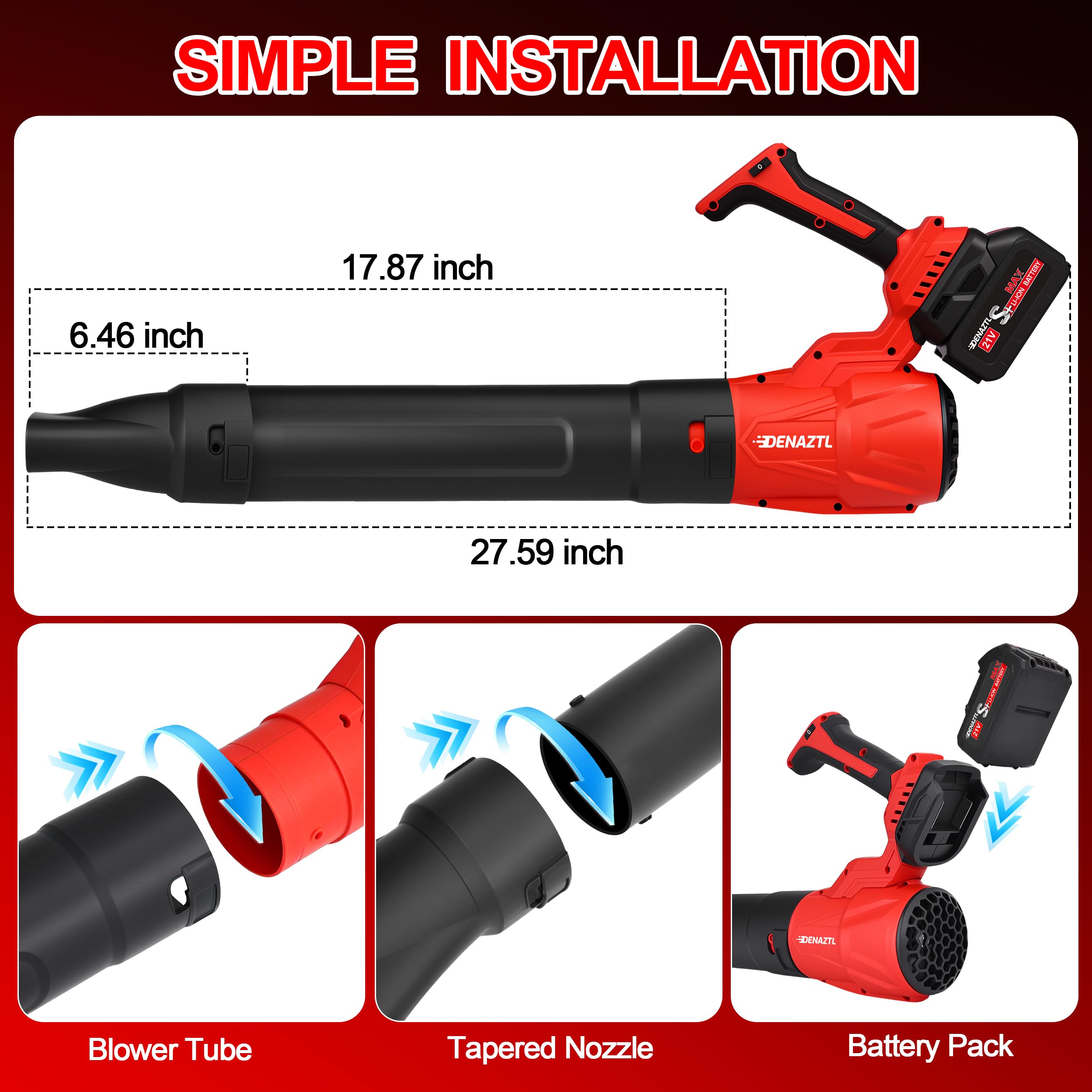 Denaztl five speed modes to match different cleaning tasks.