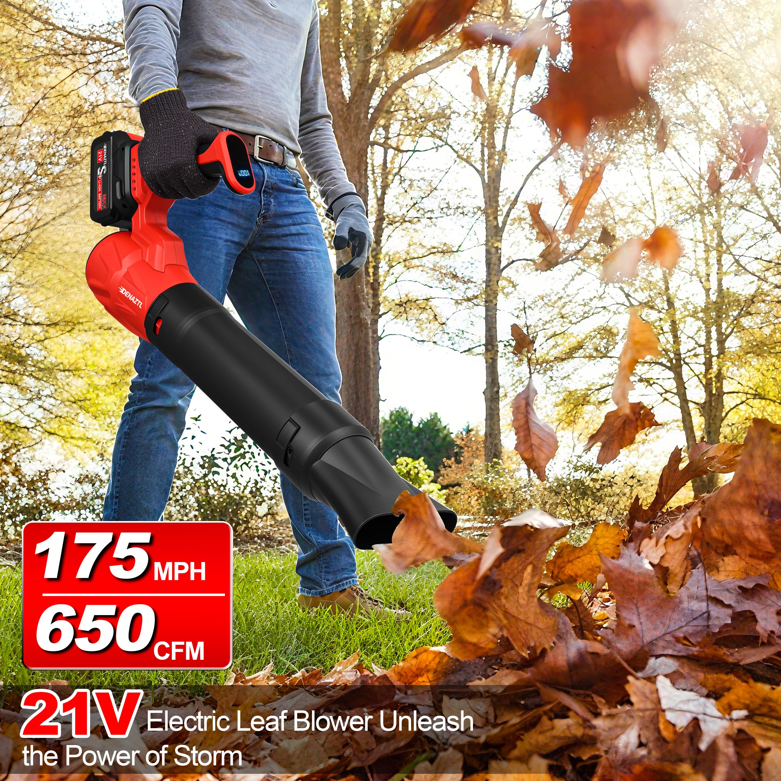 Denaztl lightweight 4 lb ergonomic design for comfortable handling.