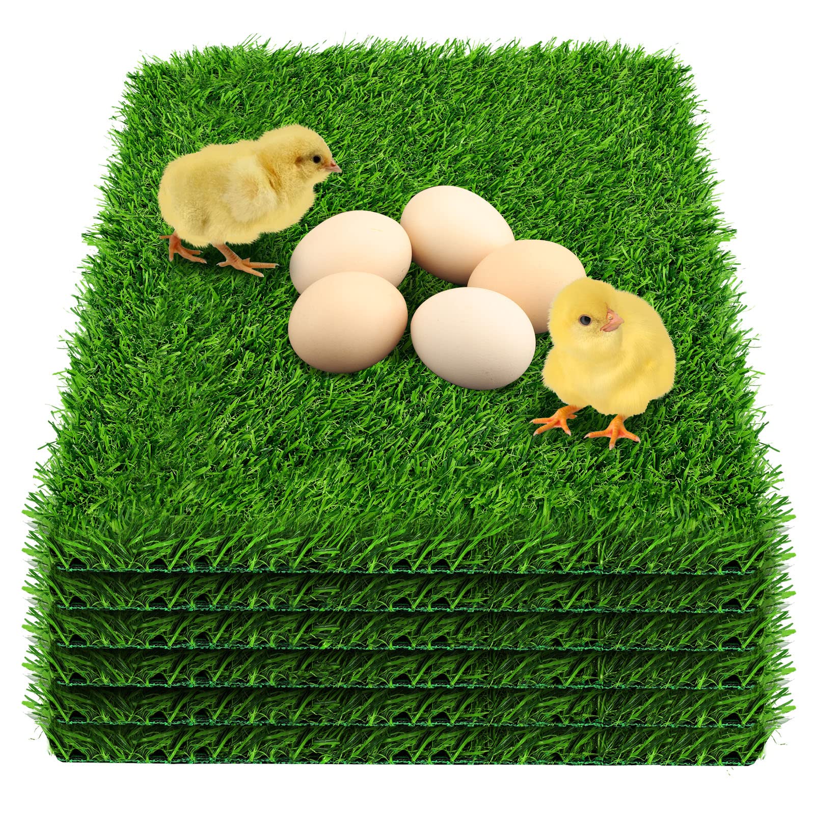 DenForste chicken nesting pad top view shows soft, non-slip surface for egg safety