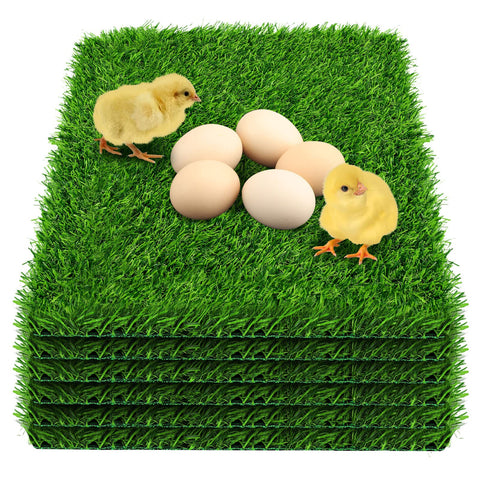 DenForste chicken nesting pad top view shows soft, non-slip surface for egg safety