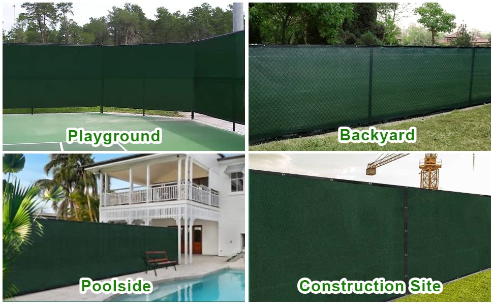 DenForste patio privacy screen deployed in a yard with seating area.