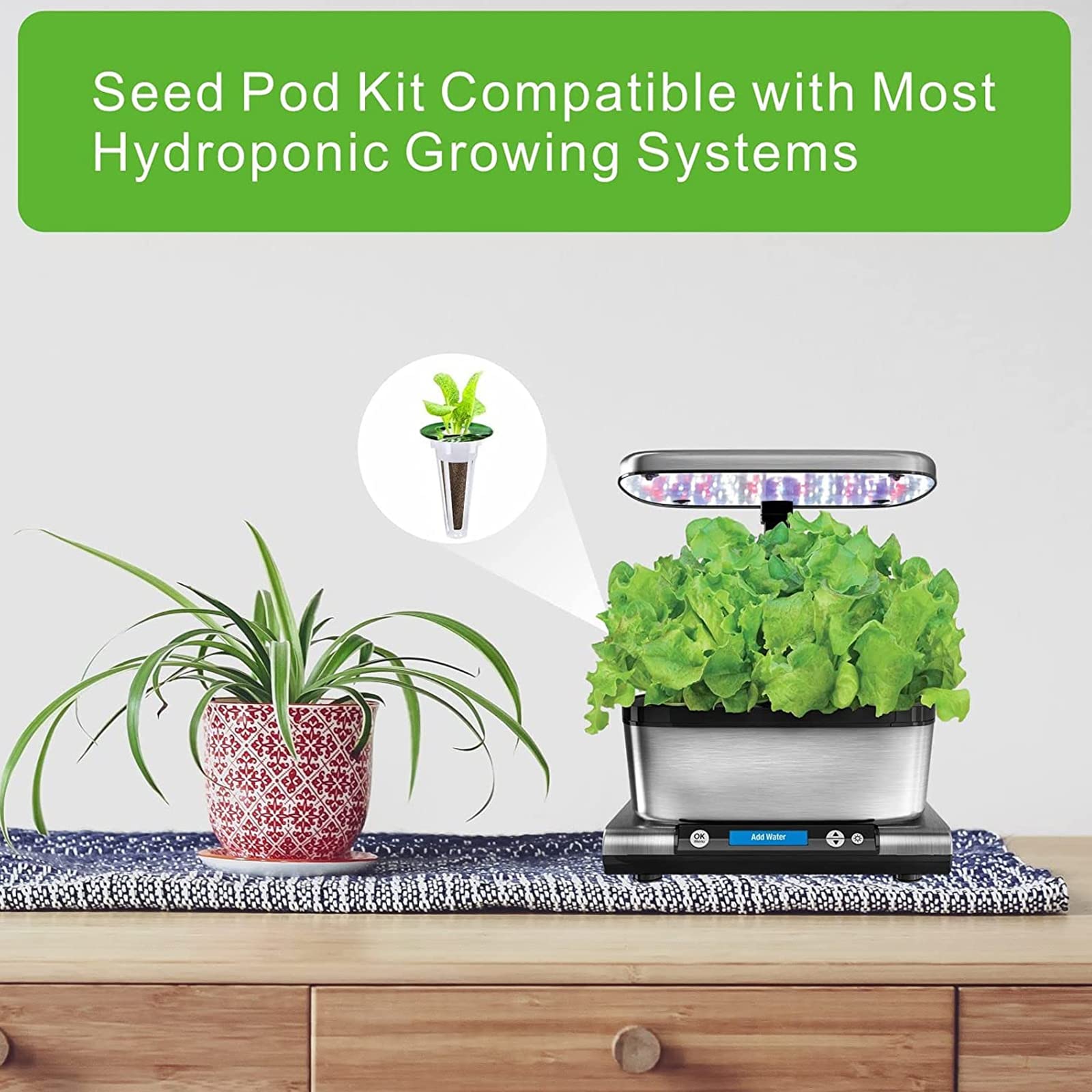 Denideliwu hydroponic seed labels sticky markers for clear plant progress tracking.
