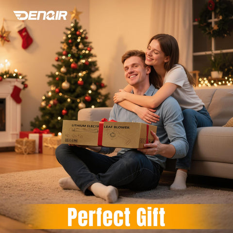 Denqir 250 mph air speed option keeps patios tidy and debris-free.
