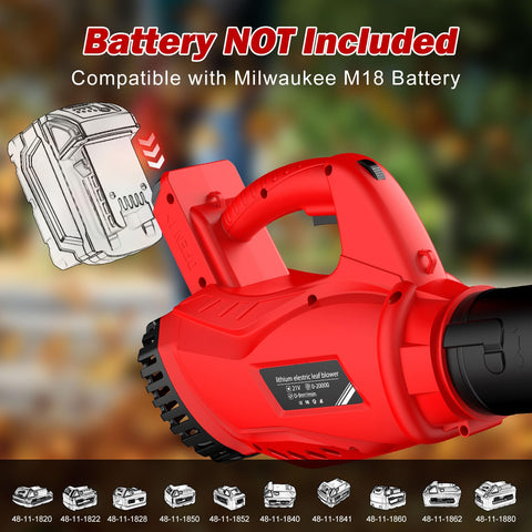 Denqir leaf blower ergonomic handle reduces fatigue during extended yard work.